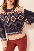 SAPPHIRE L/S MOCK NK SWEATER