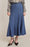 Belted Denim Skirt-Mid Blue Wash