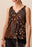RUSTIC BROWN CAMI W/ LACE