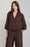 Wide Sleeve Blouse-Dark Chocolate