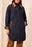 BLUE RINSE QUILTED DENIM JKT W/ SUEDE