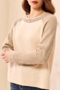 MOONSTONE COLORBLOCK SWEATER