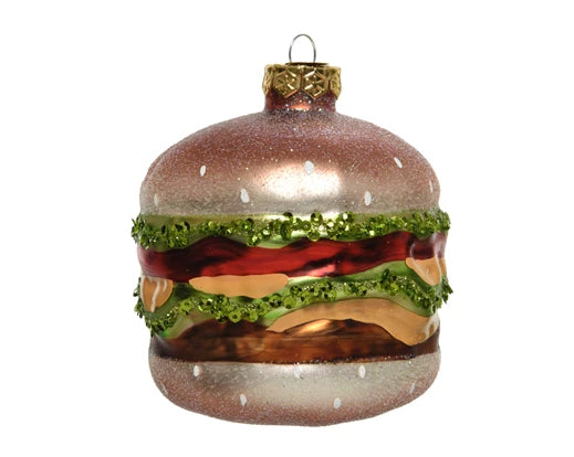Hamburger Christmas Tree Ornament