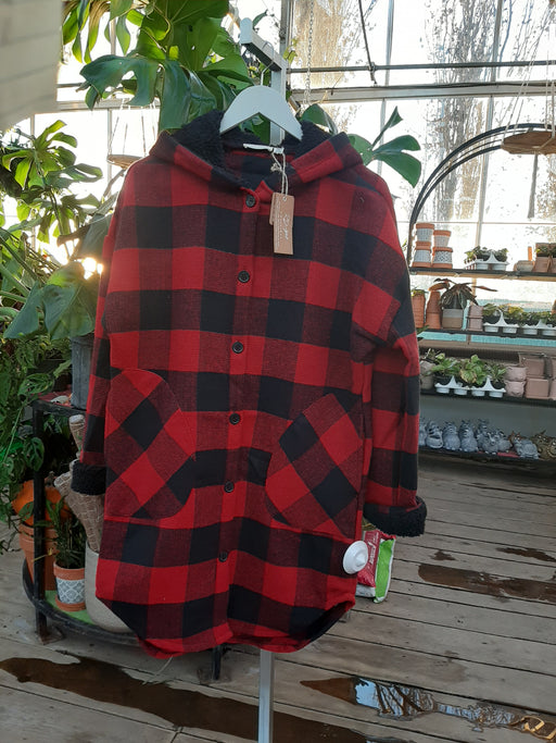 RD style Long Plaid Jacket