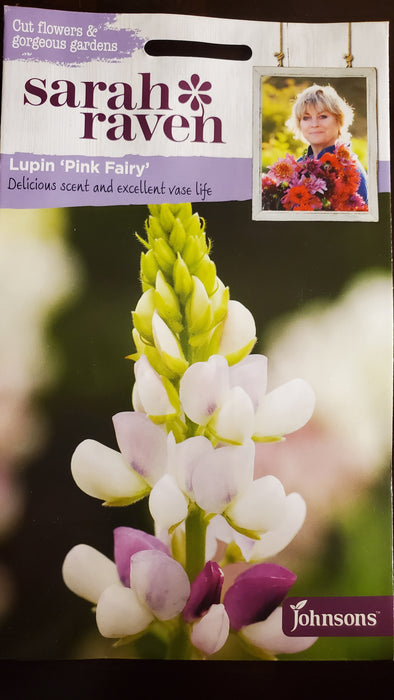 Lupin 'Pink Fairy' - Seed Packet - Sarah Raven