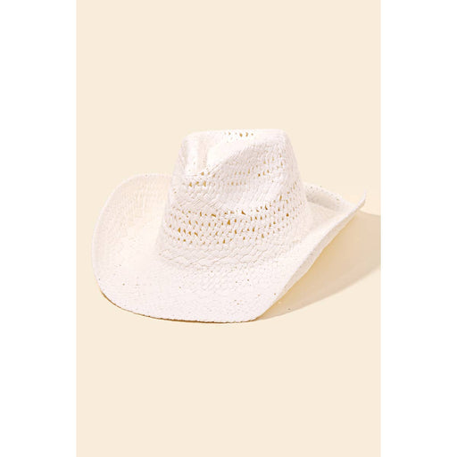 Straw Braided Cowboy Hat