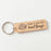 You Can Do Hard Things Wooden Keychain