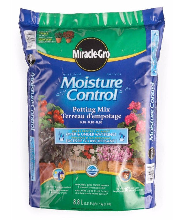 moisture control potting mix for vegetables Miracle Gro - Moisture Control