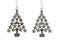 Ornament Tree of Stars gold and silver
