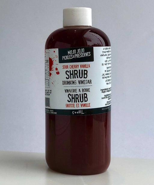 Sour Cherry Vanilla Shrub Drinking Vinegar