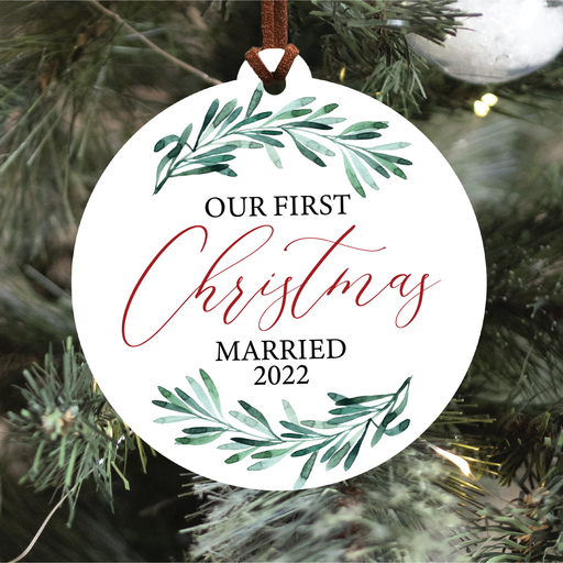 First Christmas Married 2023 Christmas Ornament
