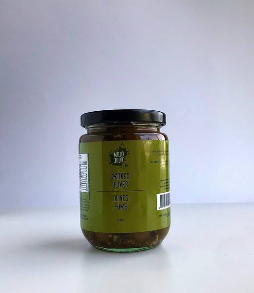 Smoked Cocktail Olives (Alcohol Free)