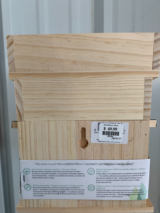 Bee Habitat w/Nursery