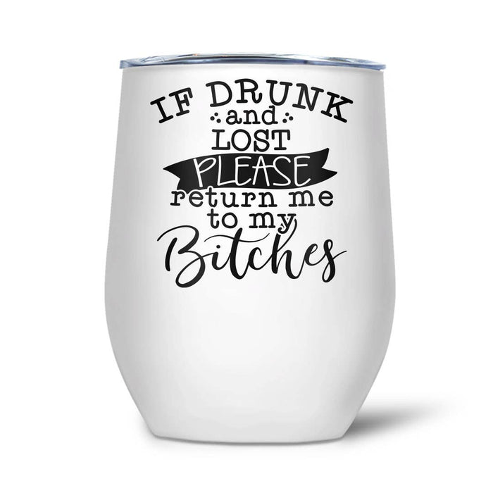 If Drunk & Lost | Thermal Wine Tumbler