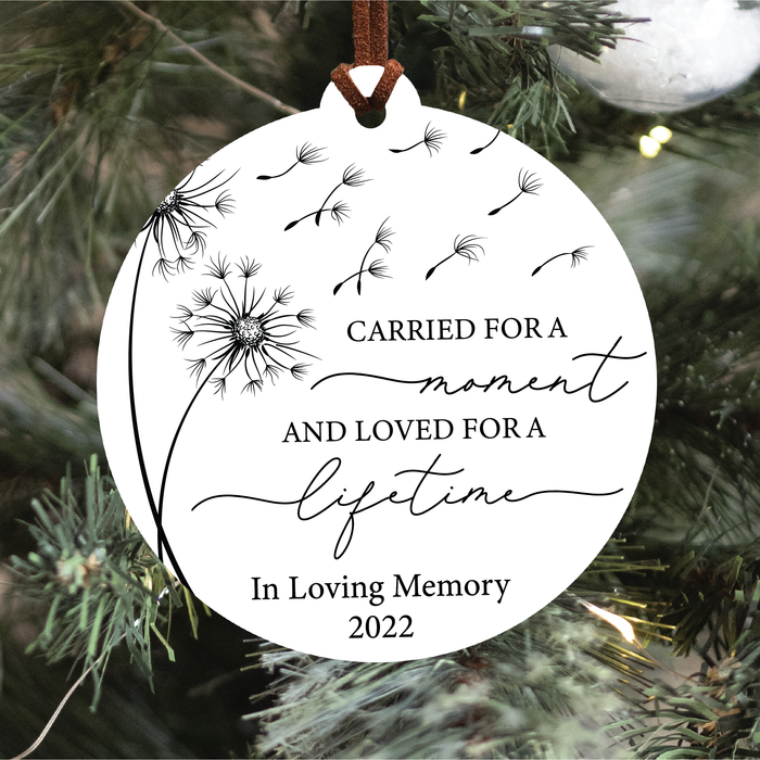 Carried For A Moment Infant Loss Christmas Ornament