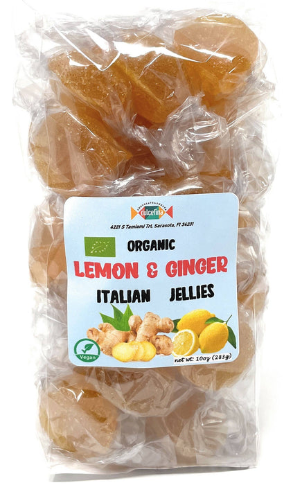 Organic Lemon Ginger Jellies (Vegan)