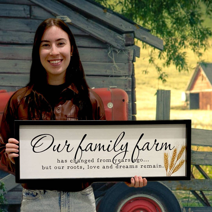 Our Family Farm | Wood Sign