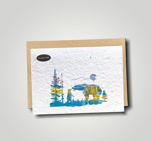 Bear & Cub Plantable Greeting Card