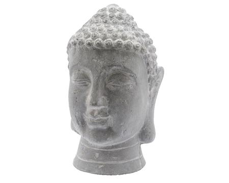 Buddha Head Grey Washed