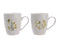 Mug Porcelain Bunny set of 2