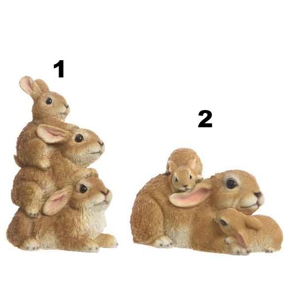 Figurine - Rabbit Family — Dutch Growers Regina