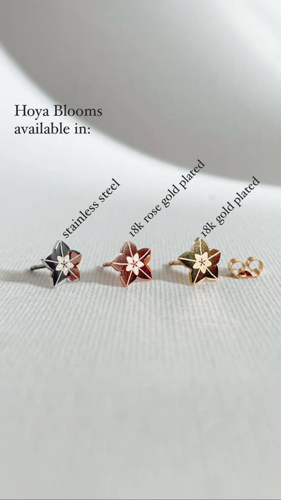 Dainty Little Tiny Things | Hoya Blooms | Earrings studs