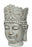 Pot Buddha Head Grey 36cm