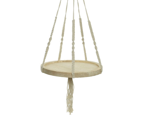 Hanging Tray Wood Off White