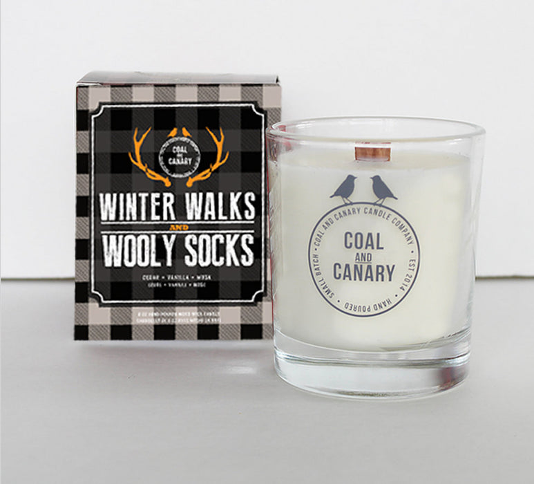Coal and Canary - Candle Winter Walks and Wooly Socks