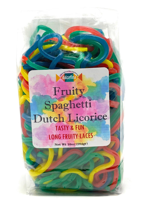 Rainbow Licorice Spaghetti Holland) 10oz Bag