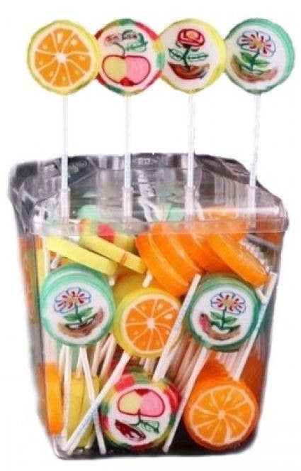 Patterned Lolli Pop Mix Fruits