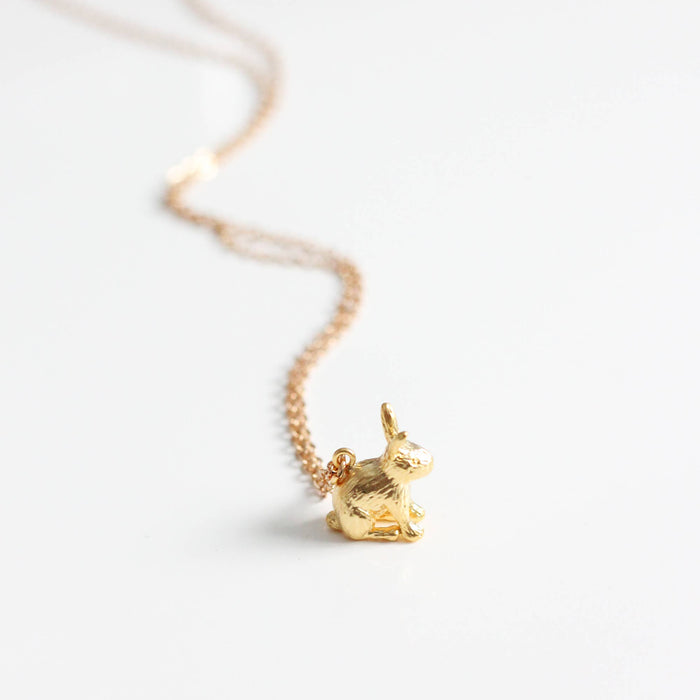 Rabbit Necklace | Gold