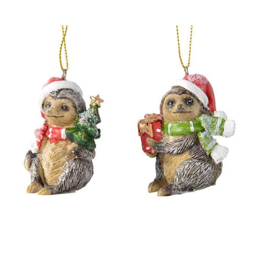 Ornament - Sloth - With Present/Tree