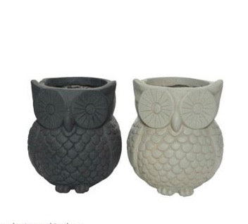 Pot - Decorative Owls