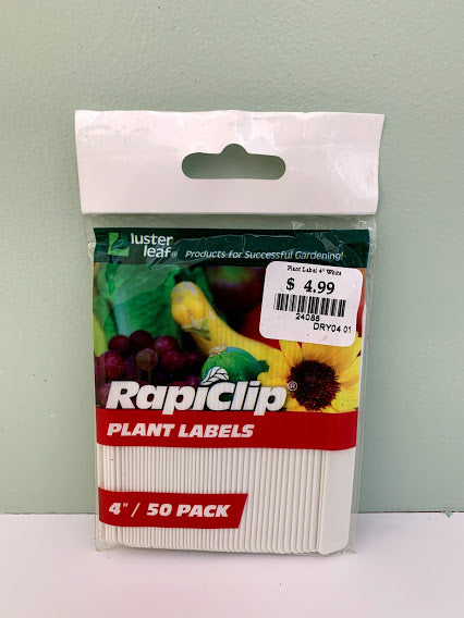 Luster Leaf - Rapiclip - Plant Labels 4"