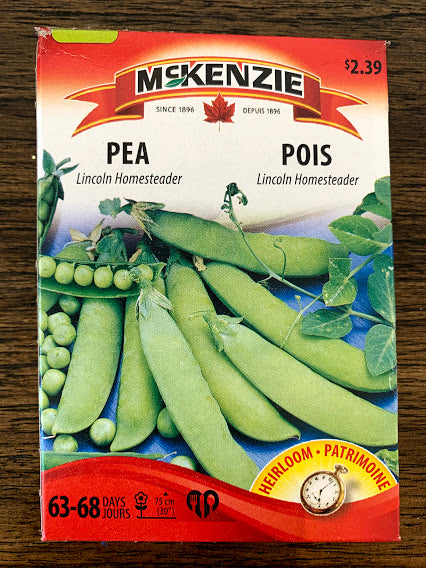 Pea Seeds -Seed Packets