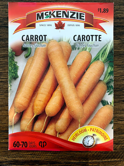 Carrot Seeds -Seed Packets