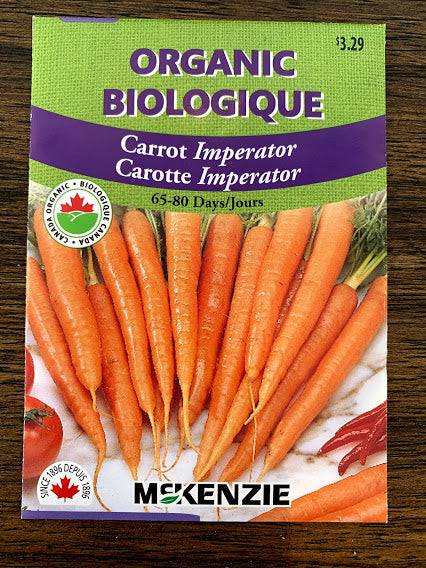 Carrot Seeds - Seed Packet