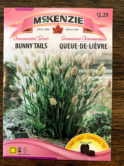 Bunny Tails Grass - Seed Packet