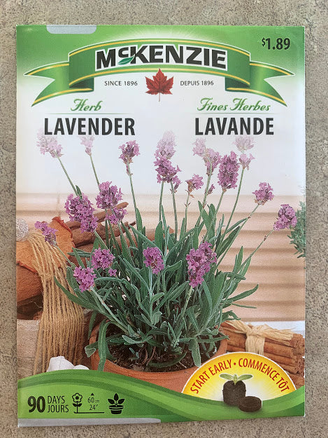 Herb - Seed Packet - Lavender