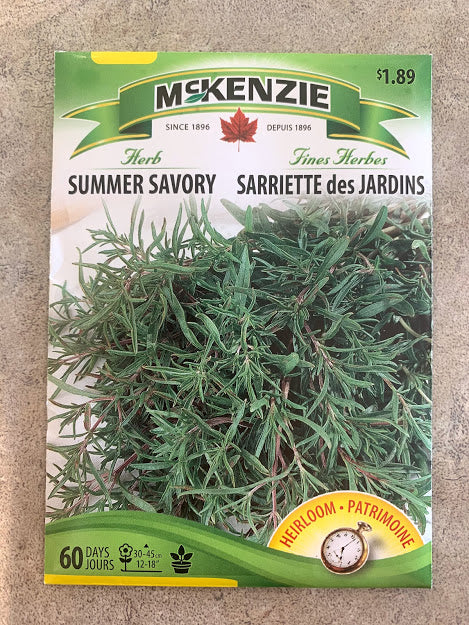 Herb - Seed Packet - Summer Savory
