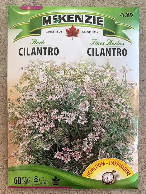 Herb - Seed Packet - Cilantro Coriander