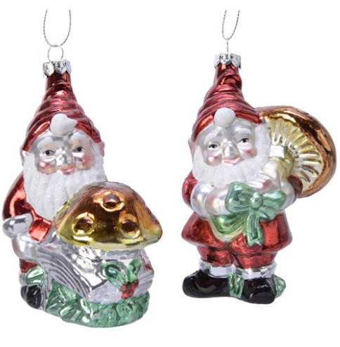 Ornament - Gnome w/Mushroom