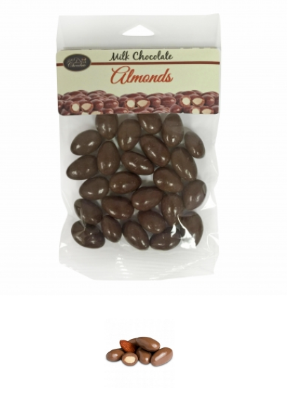 Milk Chocolate Covered Almonds - 100g Bag