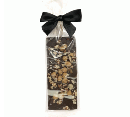 Pecan Caramel Dark Chocolate Bark - 85g Bag