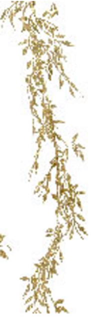 Garland Gold Leaves 180cm