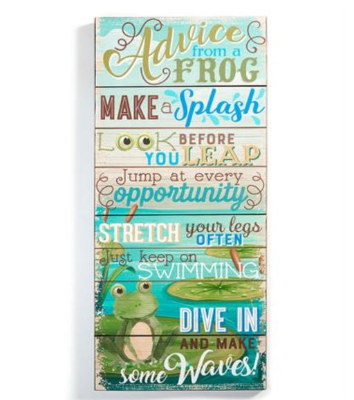 Sign Frog Advice