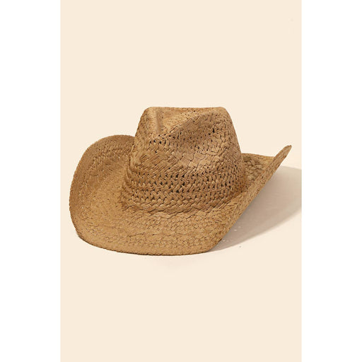 Straw Braided Cowboy Hat