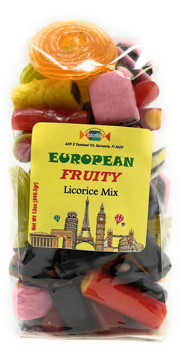 European Fruity Licorice Mix 11oz Bag