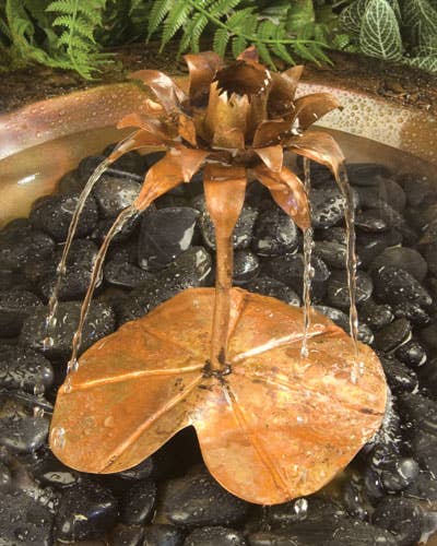 Lotus Flower Dripper Fountain